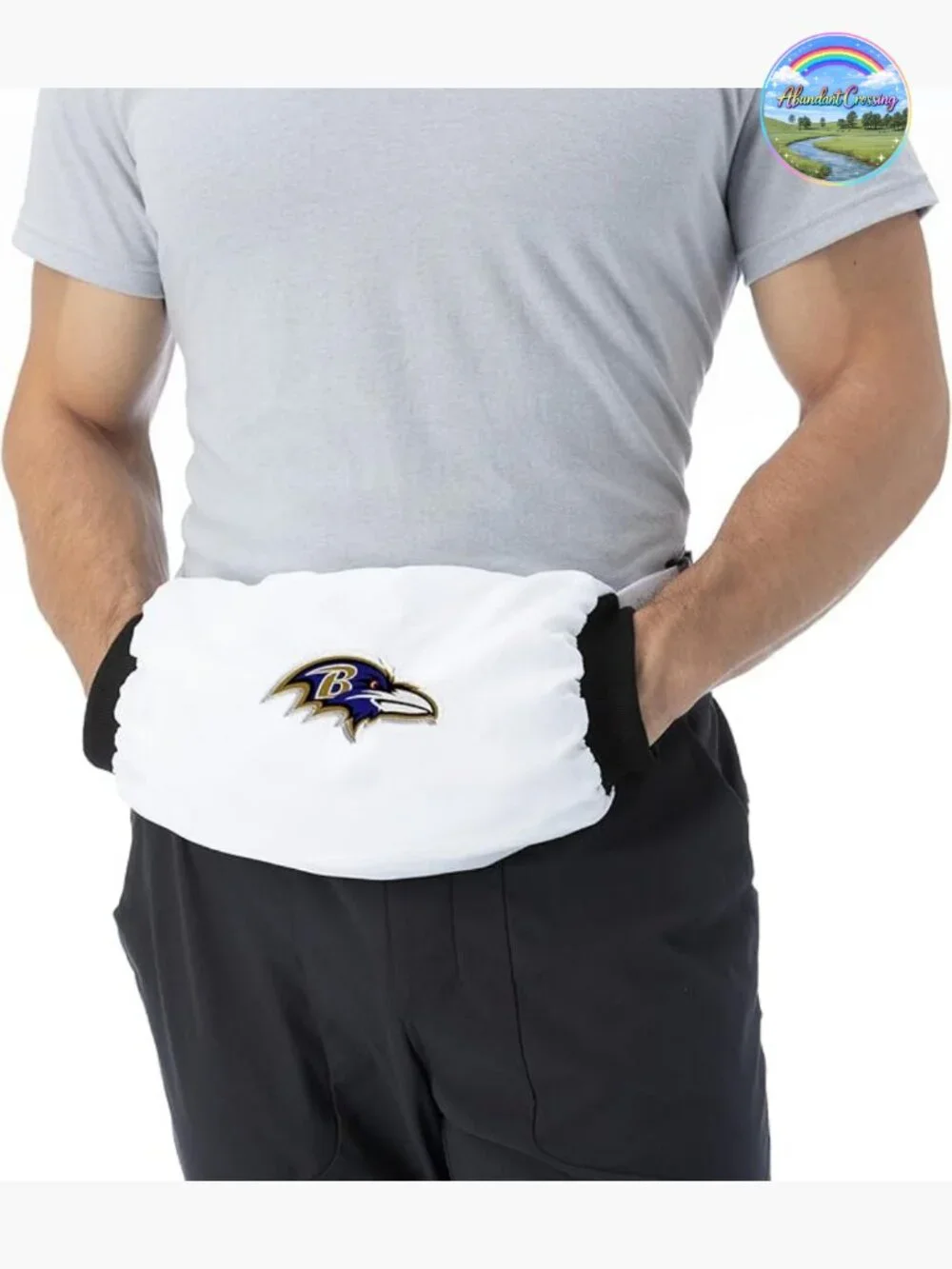 NFL Plush Handwarmer with Pocket, 7x15 inches, Officially Licensed